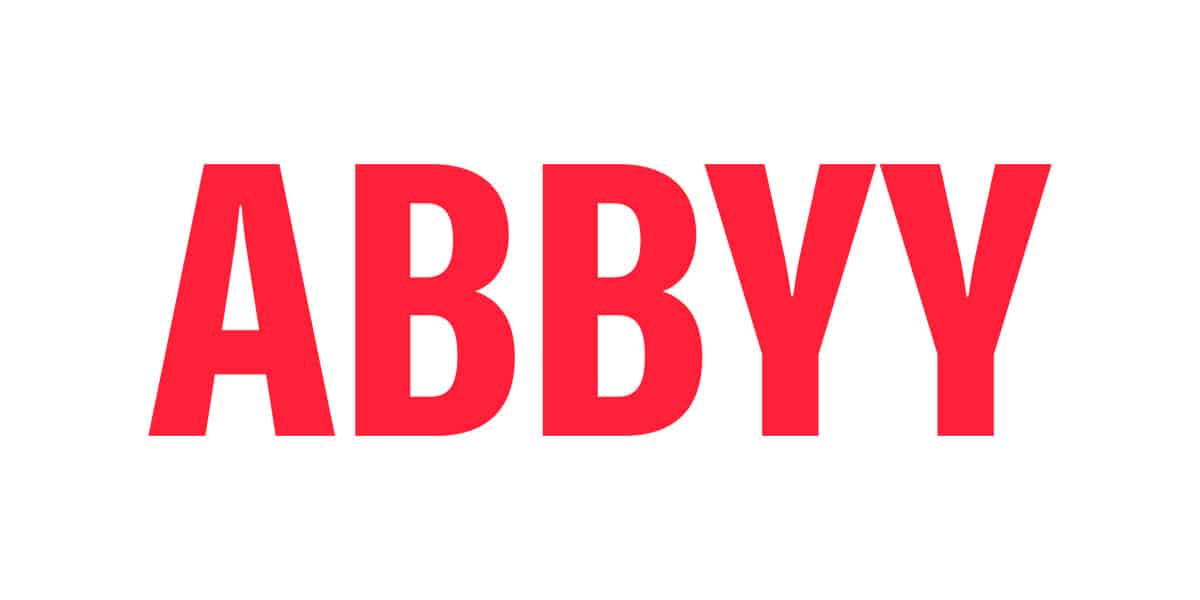 ABBYY logo on white background