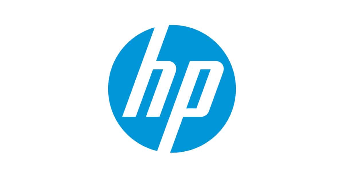 HP Logo on white background