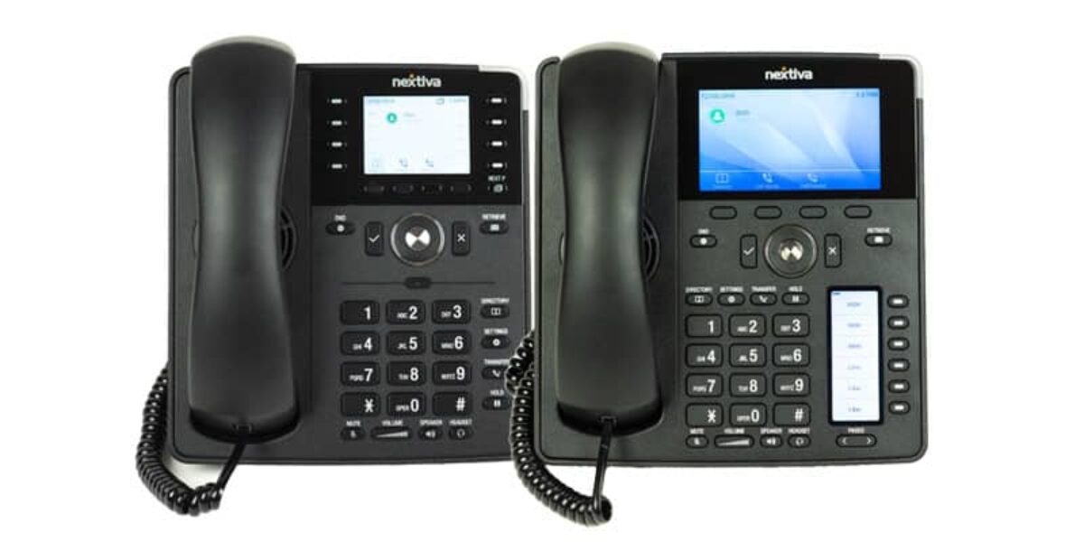 Advantages of VoIP for Business Two phones showing the different advantages of VoIP for business