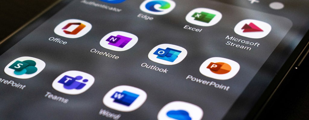 iPhone showing migration to Office 365