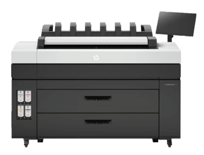 HP DesignJet XL 3800 printer on transparent background