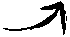 Arrow pointing up and right