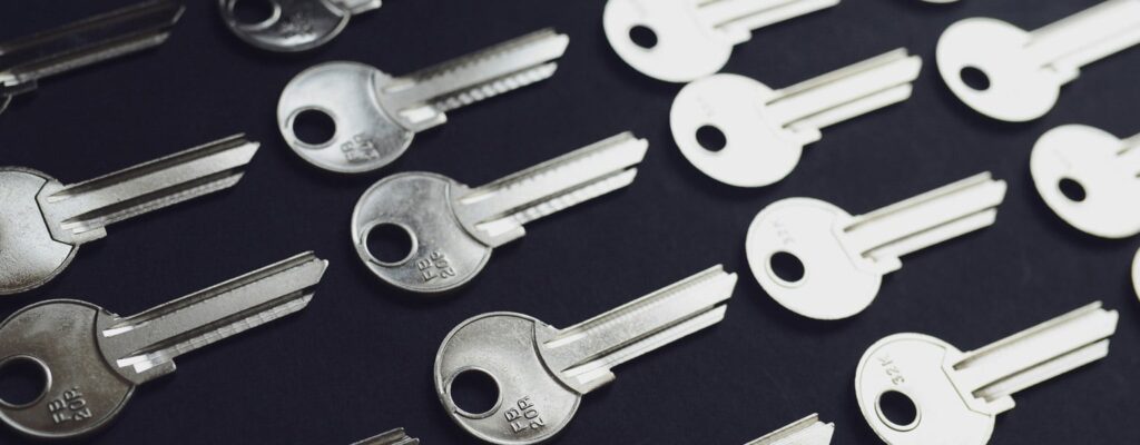 Multiple keys representing a secure password